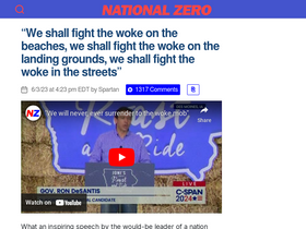 'nationalzero.com' screenshot