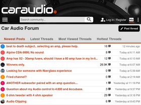'caraudio.com' screenshot