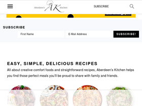 'aberdeenskitchen.com' screenshot