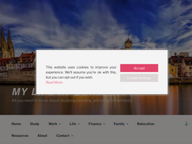 'mylifeingermany.com' screenshot