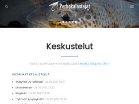 'perhokalastajat.net' screenshot