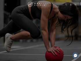 Medisport Clinic homepage screenshot