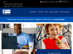 'holidayinnexpress.com' screenshot