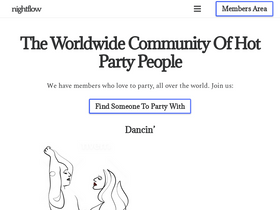 'nightflow.com' screenshot