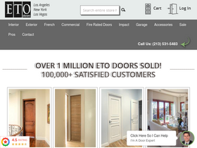 'etodoors.com' screenshot