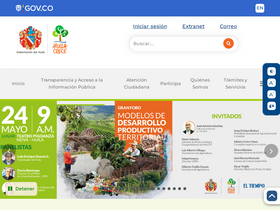 'huila.gov.co' screenshot