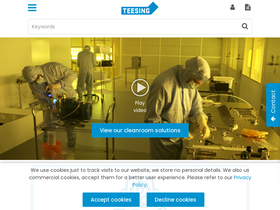'teesing.com' screenshot