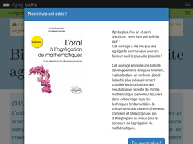 'agreg-maths.fr' screenshot