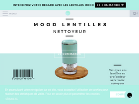 Mood homepage screenshot