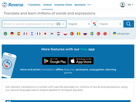 'reverso.com' screenshot