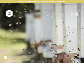 gibbshoney.com homepage screenshot