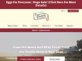 'dutchmeadowsfarm.com' screenshot