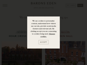 'baronseden.com' screenshot