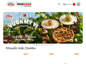 'thepizzacompany.vn' screenshot