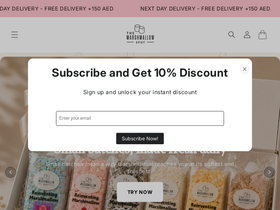 themarshmallowspot.com homepage screenshot