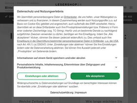 'lesershop24.de' screenshot