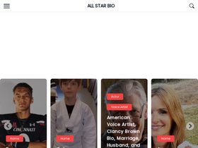 'allstarbio.com' screenshot