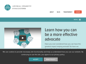 'animalcharityevaluators.org' screenshot
