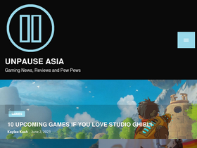 'unpause.asia' screenshot