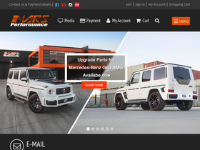 'marsperformance.com.au' screenshot