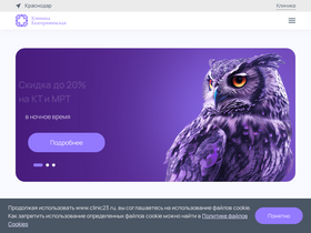 'clinic23.ru' screenshot