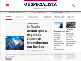 'oespecialista.com.br' screenshot