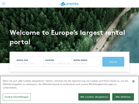 'erento.com' screenshot