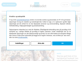 'folkebladetlemvig.dk' screenshot