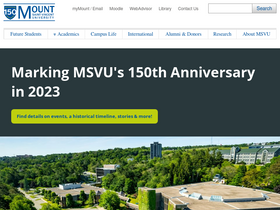 'msvu.ca' screenshot