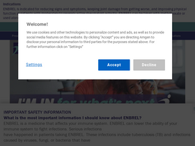 'enbrel.com' screenshot