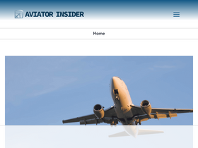 'aviatorinsider.com' screenshot