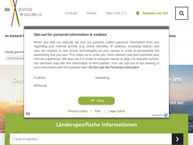 'deutsche-im-ausland.org' screenshot