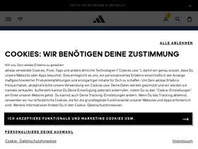 'adidas.de' screenshot