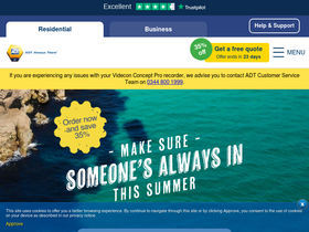 'adt.co.uk' screenshot