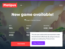 'platipusgaming.com' screenshot