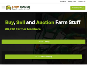 'farmtender.com.au' screenshot