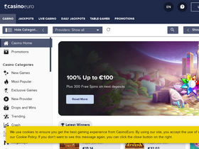 'casinoeuro.com' screenshot