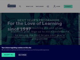 'gresham.ac.uk' screenshot