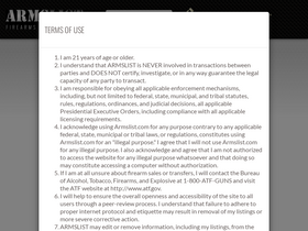 'armslist.com' screenshot