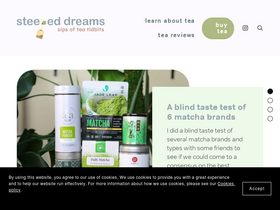 'steepeddreams.com' screenshot