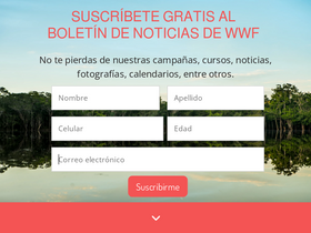 'wwf.org.co' screenshot