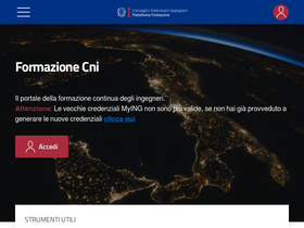 'formazionecni.it' screenshot