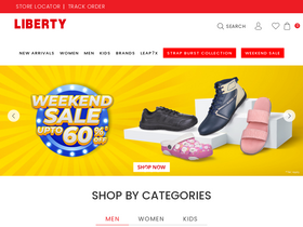'libertyshoesonline.com' screenshot