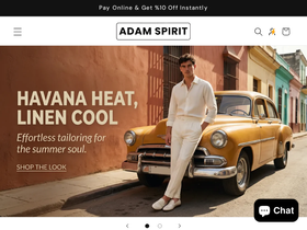 adamspirit.com homepage screenshot