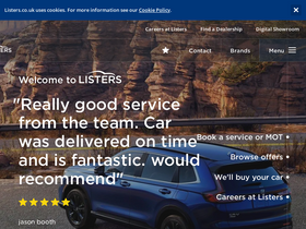 'listers.co.uk' screenshot
