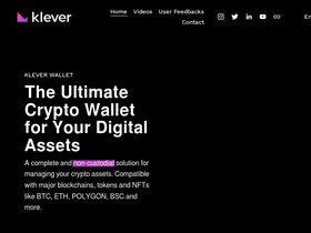 'klever.io' screenshot