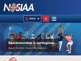 'njsiaa.org' screenshot