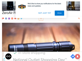 'zeroair.org' screenshot