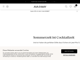 'ava-may.de' screenshot