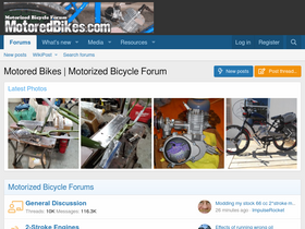 'motoredbikes.com' screenshot